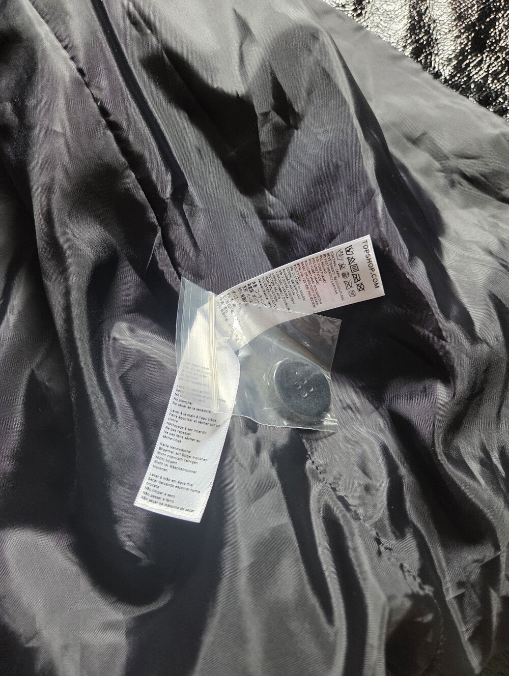 Topshop Faux Leather Trench - Picture 7 of 10